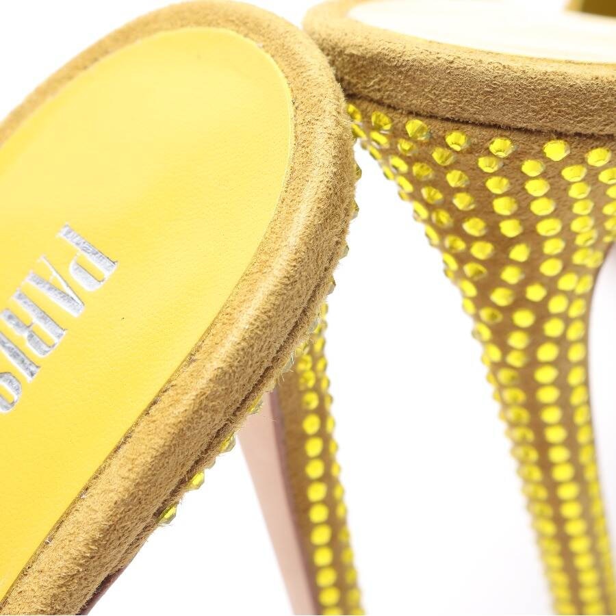 Image 6 of Heeled Sandals EUR 40 Yellow in color Yellow | Vite EnVogue