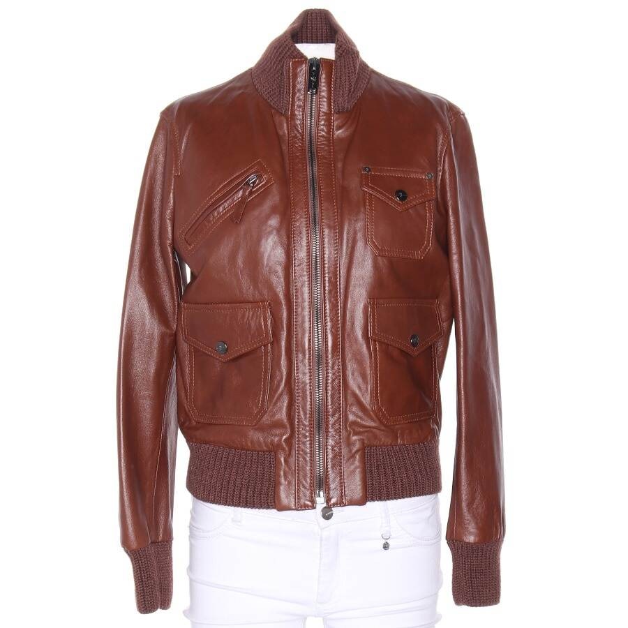 Image 1 of LeatherJacket S Light Brown in color Brown | Vite EnVogue