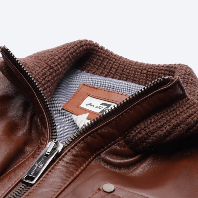 Image 3 of LeatherJacket S Light Brown in color Brown | Vite EnVogue