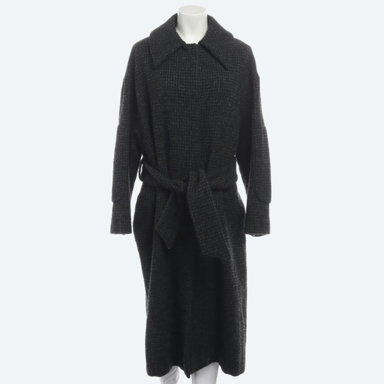 Image 1 of Wool Coat 38 Dark Gray in color Gray | Vite EnVogue