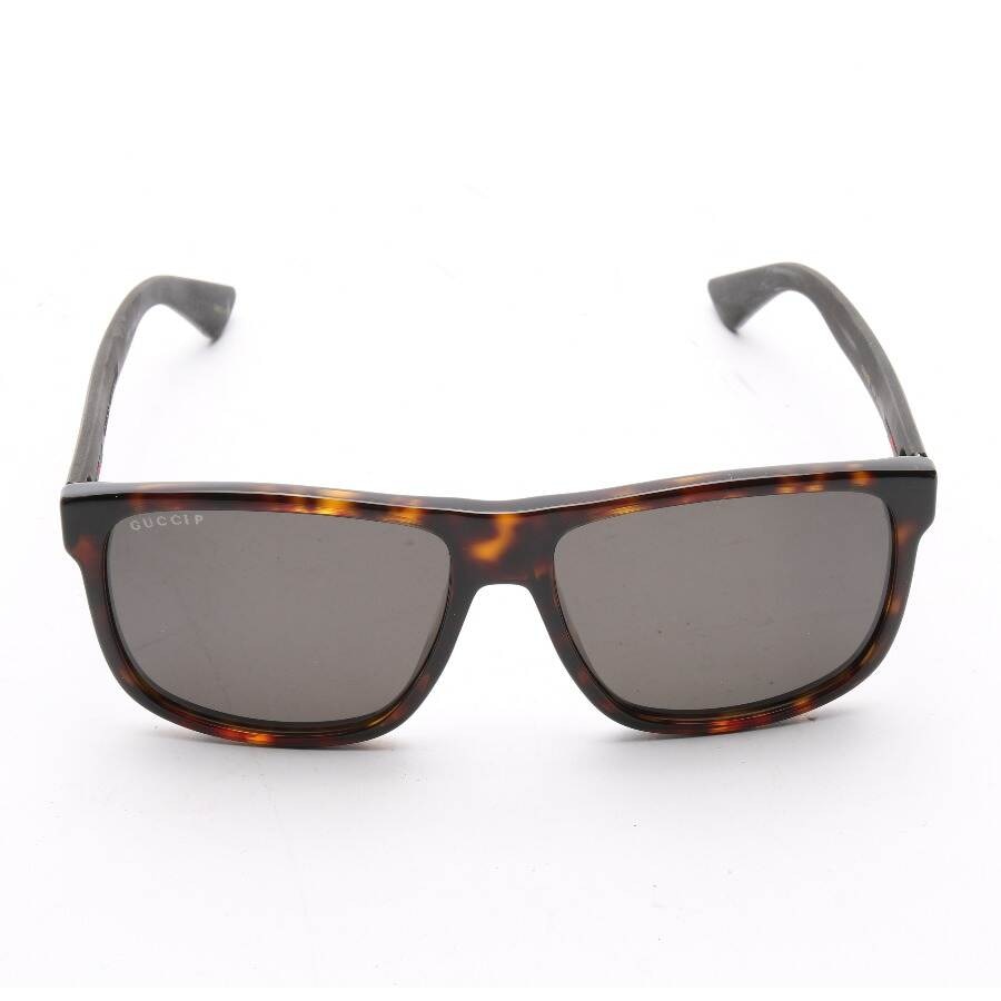 Image 1 of GG0010S Sunglasses Brown in color Brown | Vite EnVogue