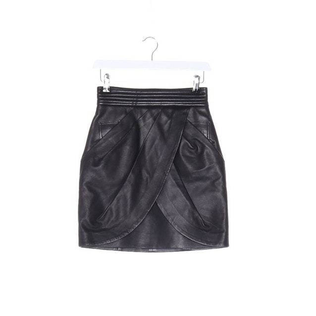 Image 1 of Leather Skirt 34 Black | Vite EnVogue