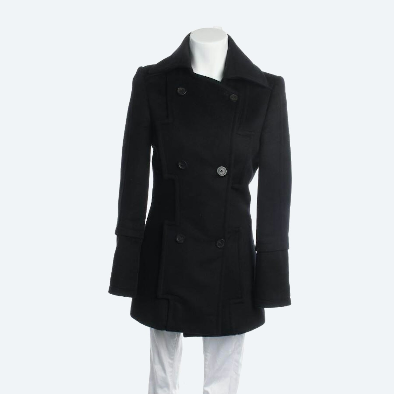 Image 1 of Wool Jacket 40 Black in color Black | Vite EnVogue
