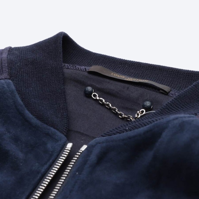 Image 3 of Leather Jacket S Navy in color Blue | Vite EnVogue