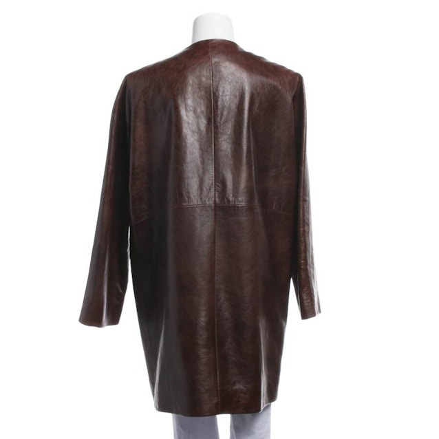 Leather Coat 34 Brown | Vite EnVogue