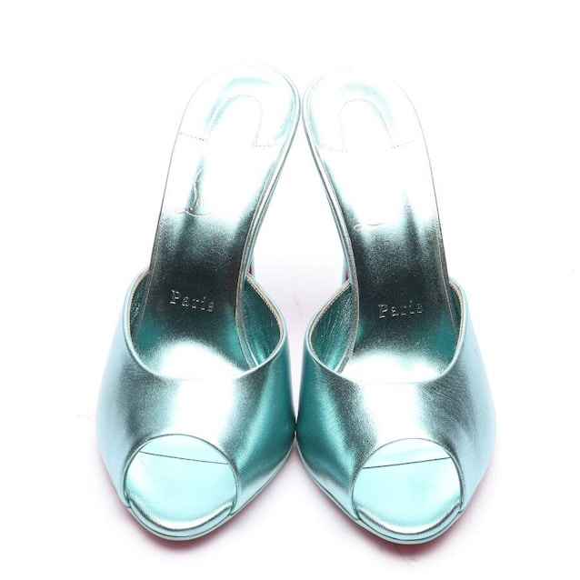Heeled Sandals EUR 39.5 Turquoise | Vite EnVogue