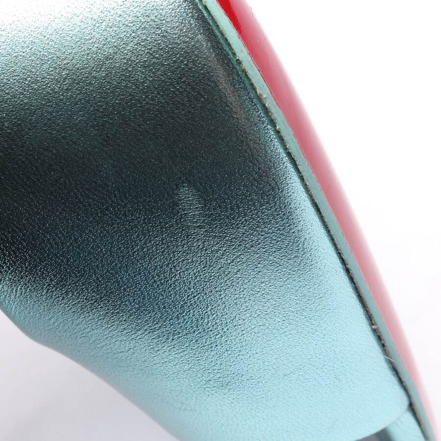 Image 5 of Heeled Sandals EUR 39.5 Turquoise in color Blue | Vite EnVogue