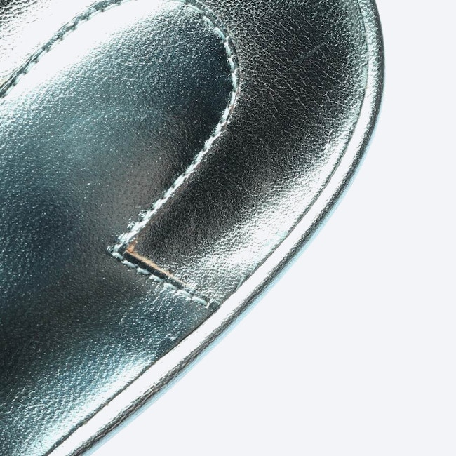 Image 6 of Heeled Sandals EUR 39.5 Turquoise in color Blue | Vite EnVogue