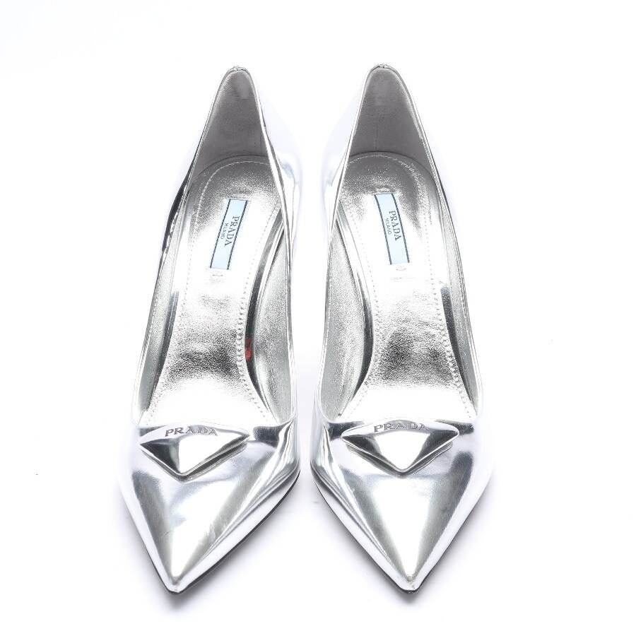 Image 2 of High Heels EUR 41 Silver in color Metallic | Vite EnVogue