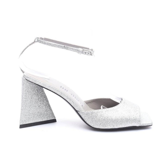 Image 1 of Heeled Sandals EUR 40.5 Silver | Vite EnVogue