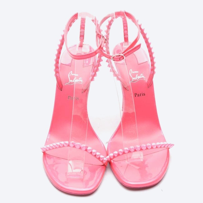 Image 2 of Heeled Sandals EUR 36.5 Neon Pink in color Neon | Vite EnVogue