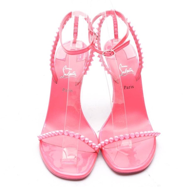 Heeled Sandals EUR 36.5 Neon Pink | Vite EnVogue