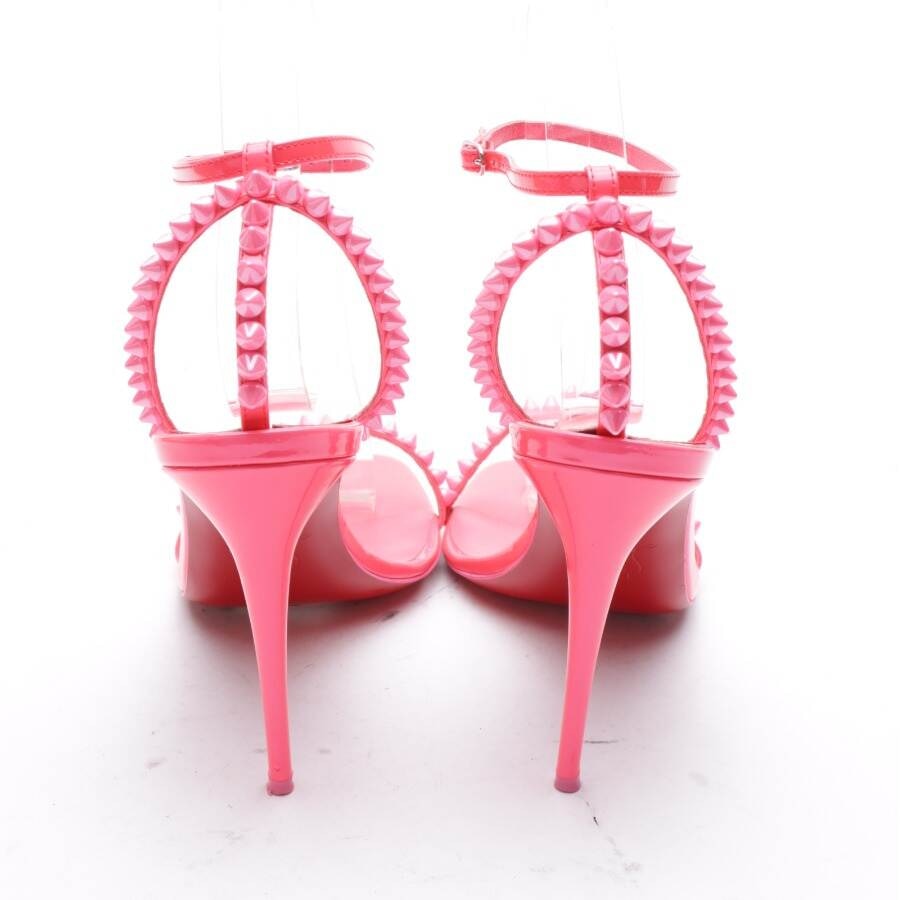 Image 3 of Heeled Sandals EUR 36.5 Neon Pink in color Neon | Vite EnVogue