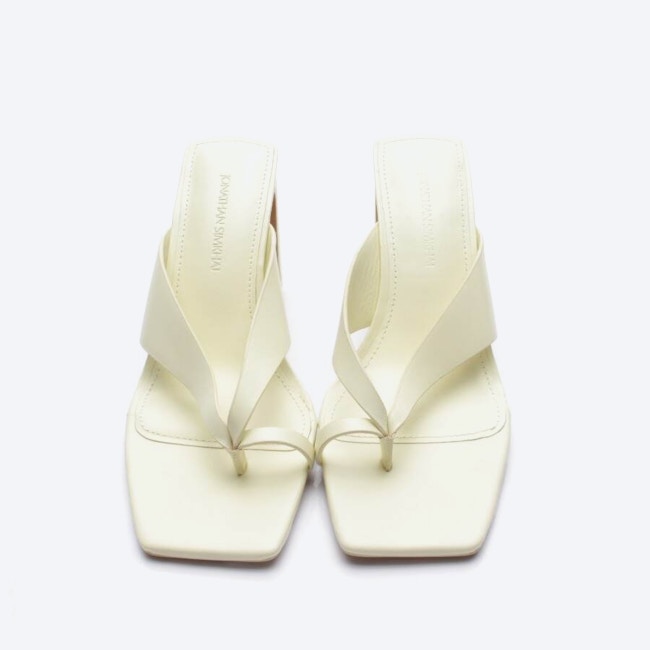 Image 2 of Heeled Sandals EUR38 Cream in color White | Vite EnVogue