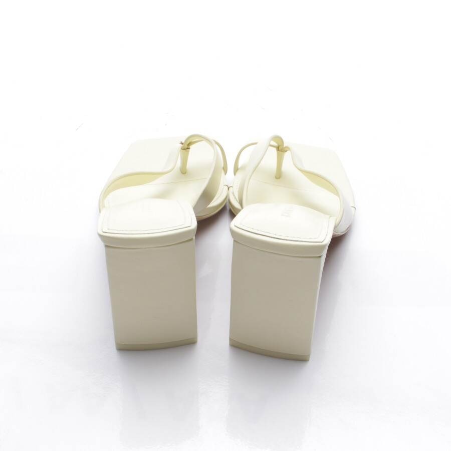 Image 3 of Heeled Sandals EUR38 Cream in color White | Vite EnVogue
