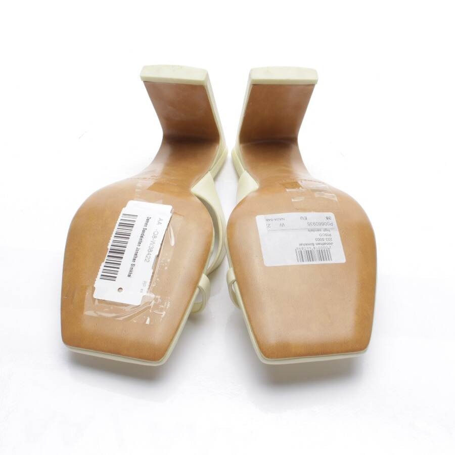 Image 4 of Heeled Sandals EUR38 Cream in color White | Vite EnVogue