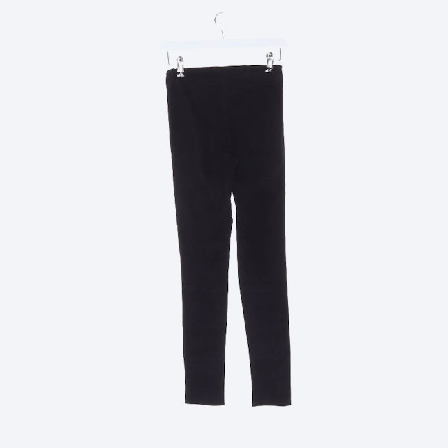 Image 2 of Leather Pants 32 Black in color Black | Vite EnVogue