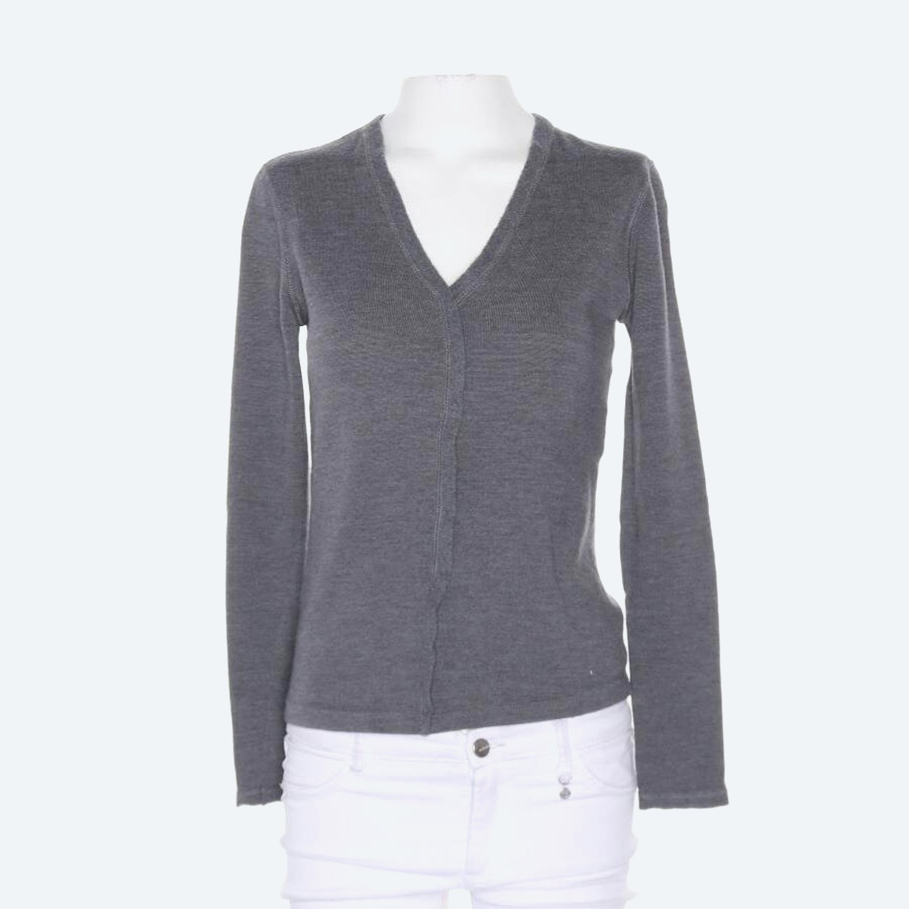 Image 1 of Wool Cardigan 36 Gray in color Gray | Vite EnVogue