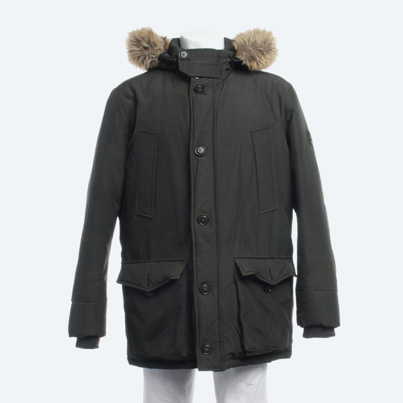 Image 1 of Winter Jacket XL Dark Green in color Green | Vite EnVogue