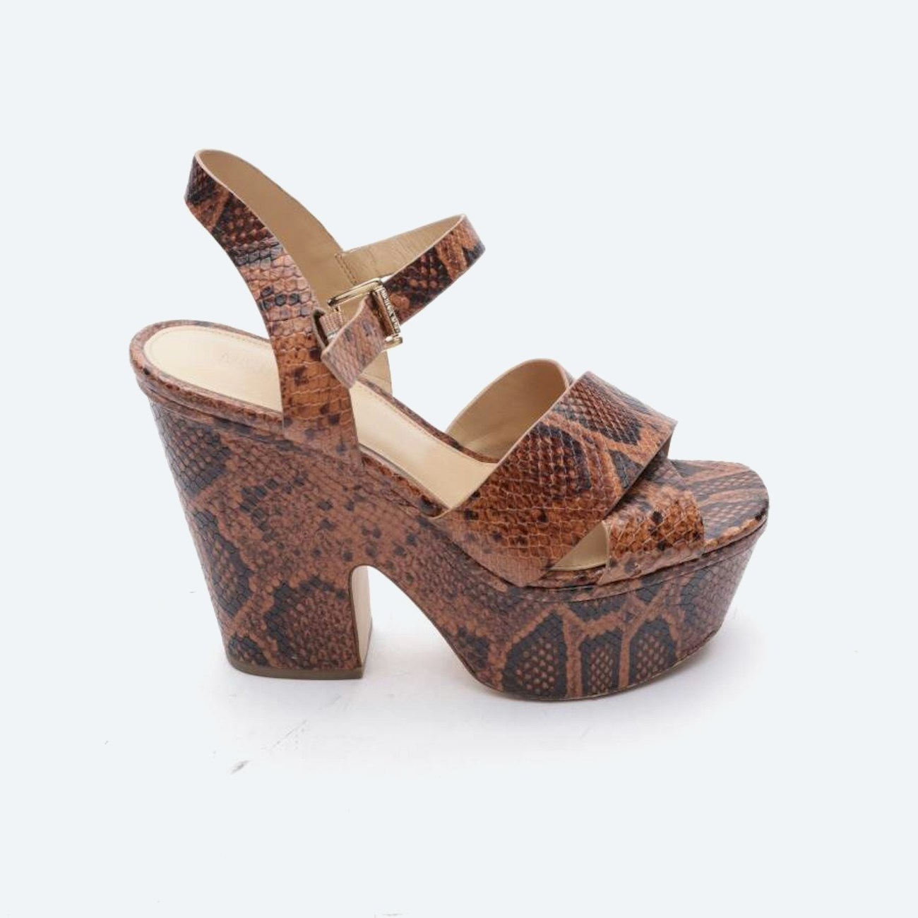 Image 1 of Heeled Sandals EUR 40.5 Brown in color Brown | Vite EnVogue