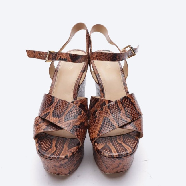 Image 2 of Heeled Sandals EUR 40.5 Brown in color Brown | Vite EnVogue