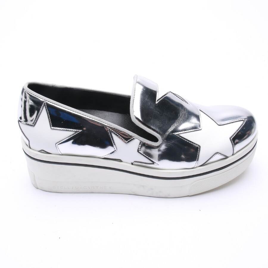 Image 1 of Loafers EUR 35 Silver in color Metallic | Vite EnVogue