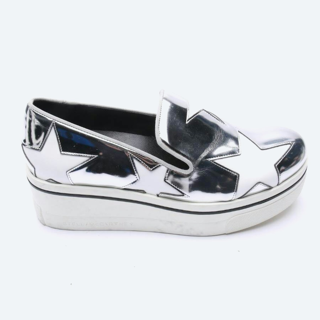 Image 1 of Loafers EUR 35 Silver in color Metallic | Vite EnVogue