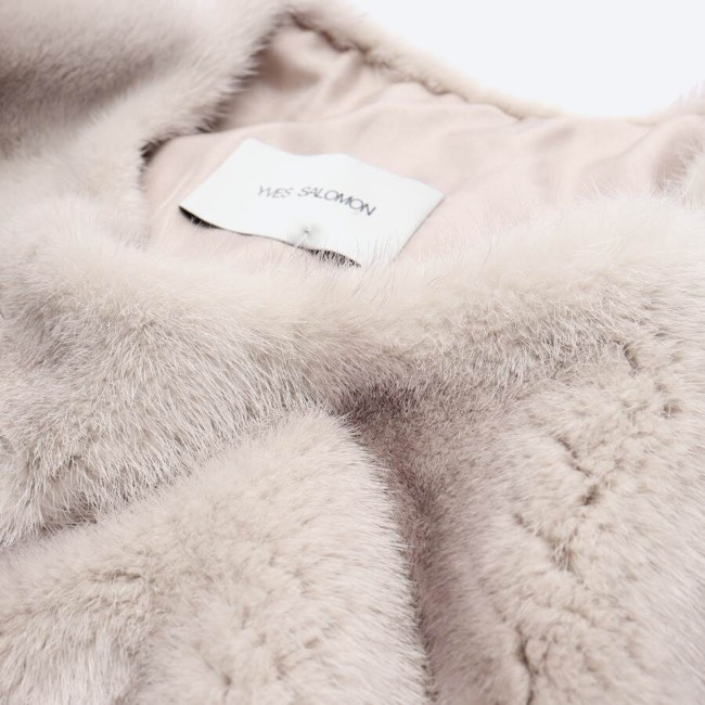 Image 3 of Fur Poncho 38 Beige in color White | Vite EnVogue