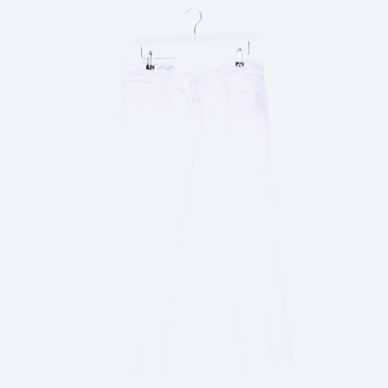 Image 1 of Jeans Straight Fit L White in color White | Vite EnVogue