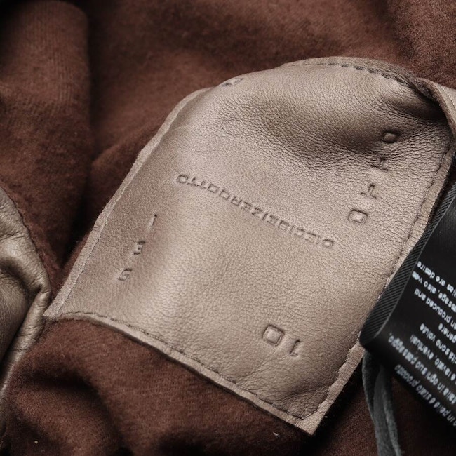 Image 5 of LeatherJacket M Brown in color Brown | Vite EnVogue