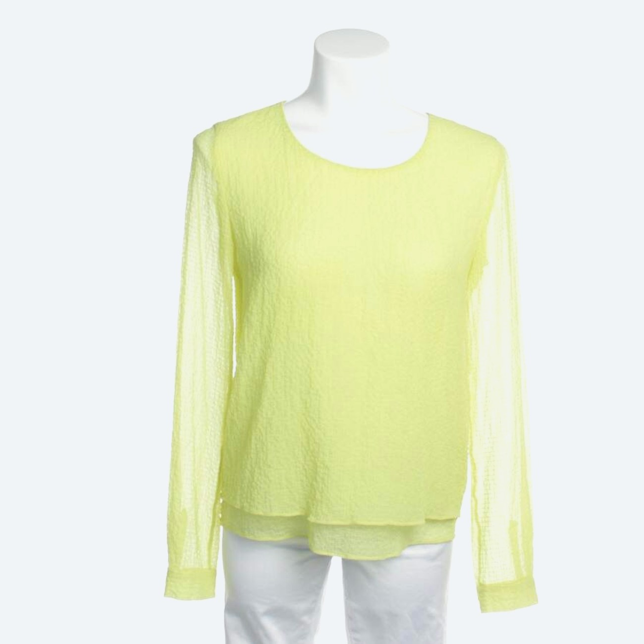 Image 1 of Shirt Blouse M Green in color Green | Vite EnVogue