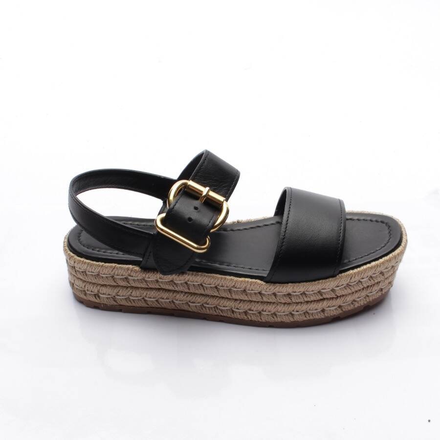 Image 1 of Platform Sandals EUR 38.5 Black in color Black | Vite EnVogue