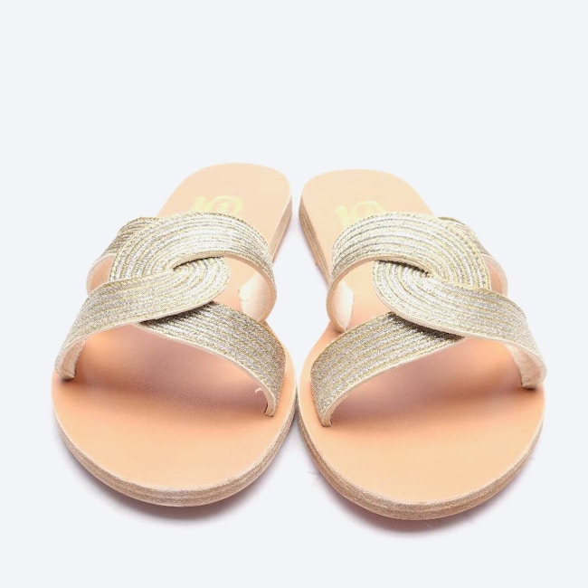 Image 2 of Sandals EUR 37 Gold in color Metallic | Vite EnVogue