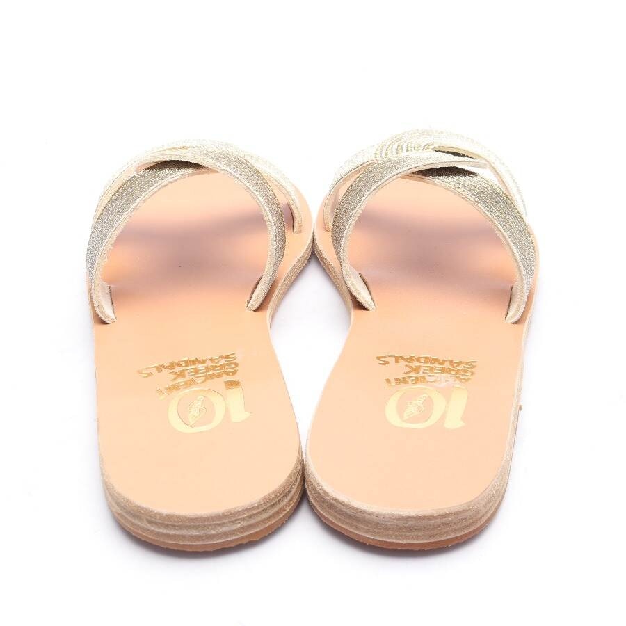 Image 3 of Sandals EUR 37 Gold in color Metallic | Vite EnVogue
