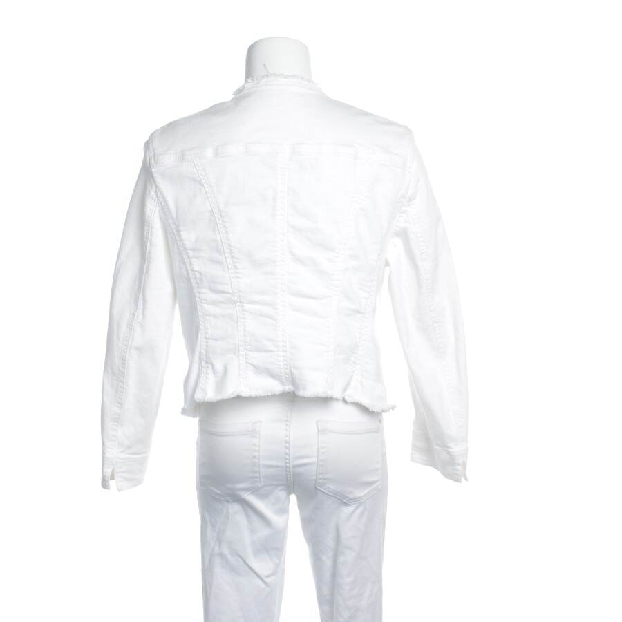 Image 2 of Jeans Jacket 44 White in color White | Vite EnVogue