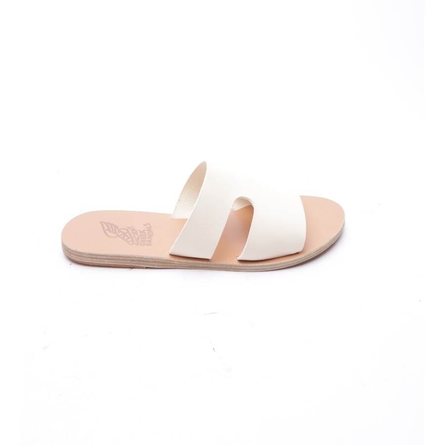 Image 1 of Sandals EUR 39 Cream in color White | Vite EnVogue