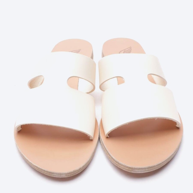 Image 2 of Sandals EUR 39 Cream in color White | Vite EnVogue