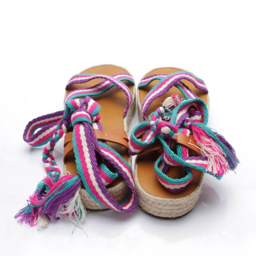 Image 3 of Platform Sandals EUR 40 Multicolored in color Multicolored | Vite EnVogue