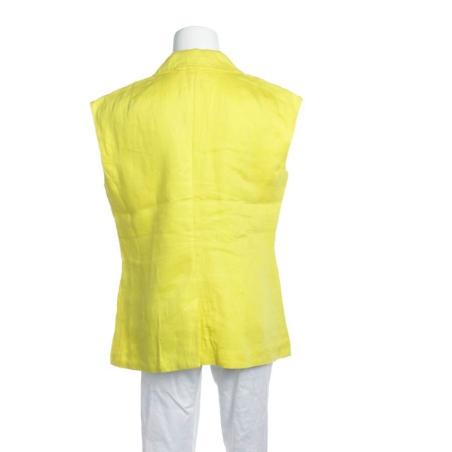 Linen Vest 40 Yellow | Vite EnVogue
