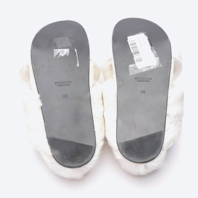 Image 4 of Sandals EUR 40 White in color White | Vite EnVogue