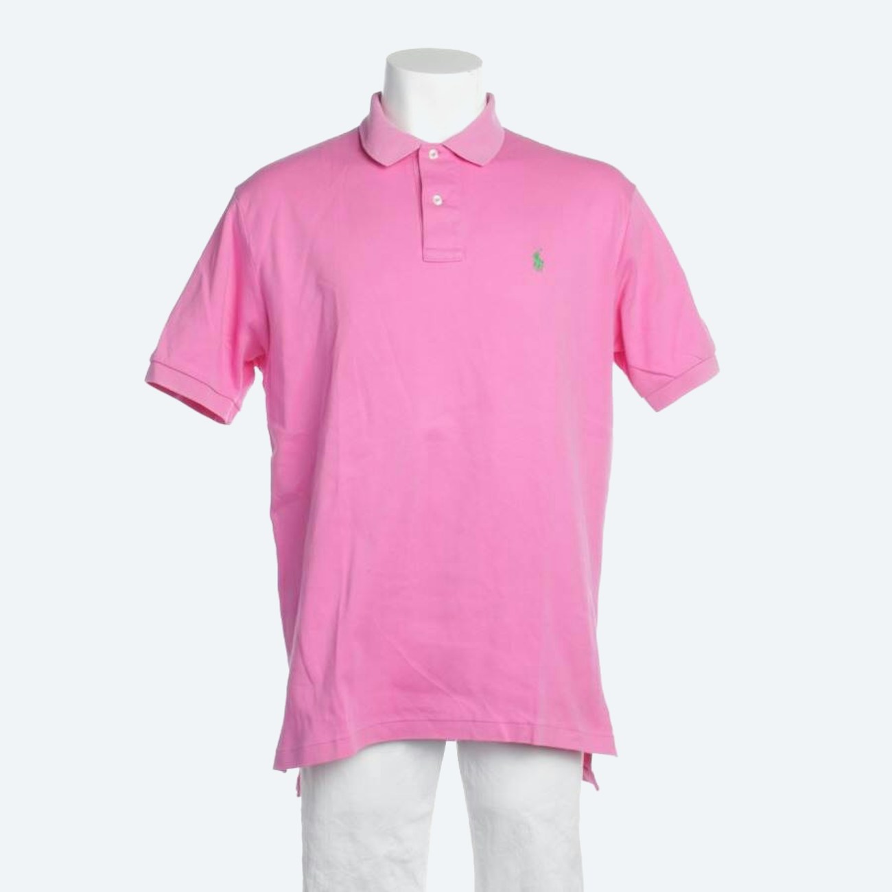 Image 1 of Polo Shirt L Light Pink in color Pink | Vite EnVogue