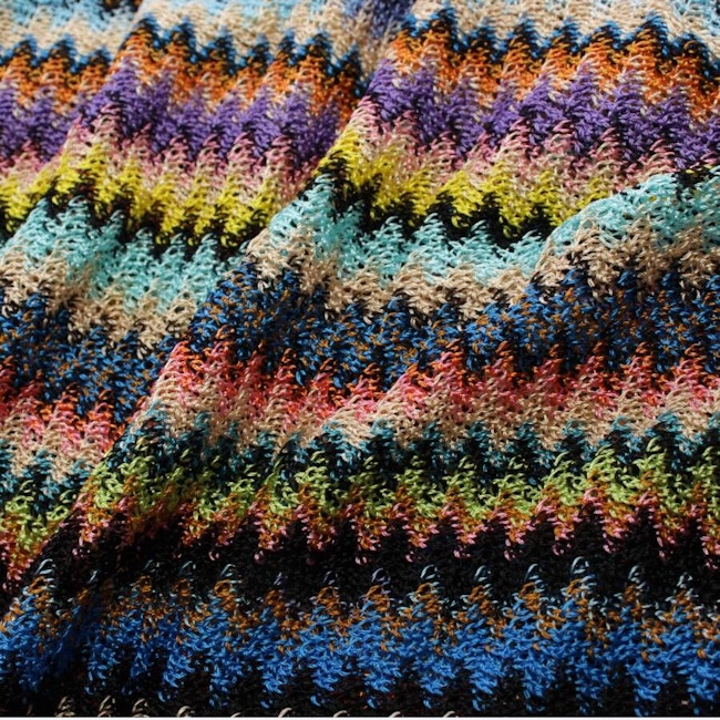 Image 3 of Poncho One Size Multicolored in color Multicolored | Vite EnVogue