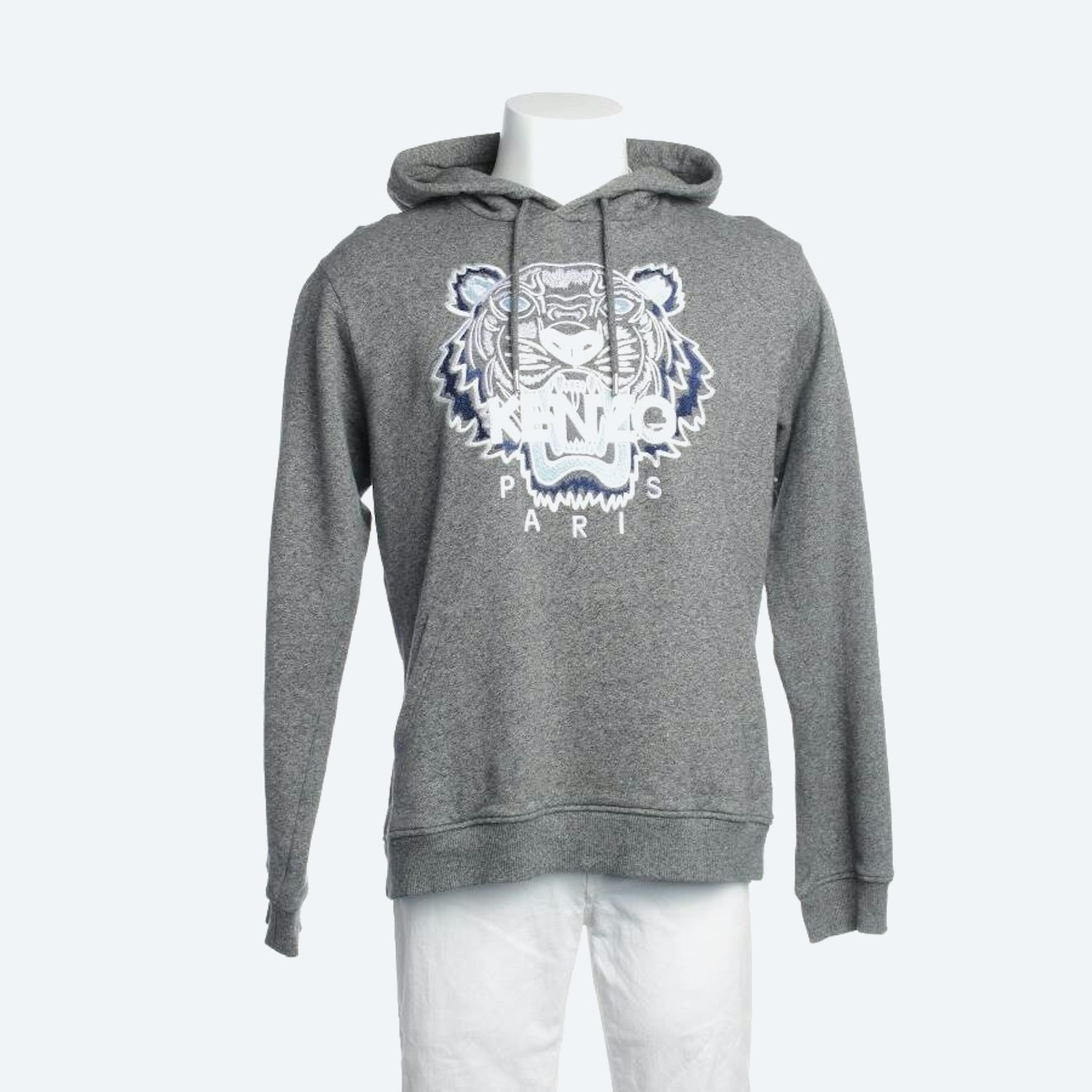 Image 1 of Hooded Sweatshirt M Gray in color Gray | Vite EnVogue