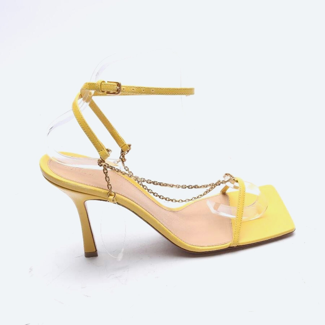 Image 1 of Heeled Sandals EUR 40 Yellow in color Yellow | Vite EnVogue