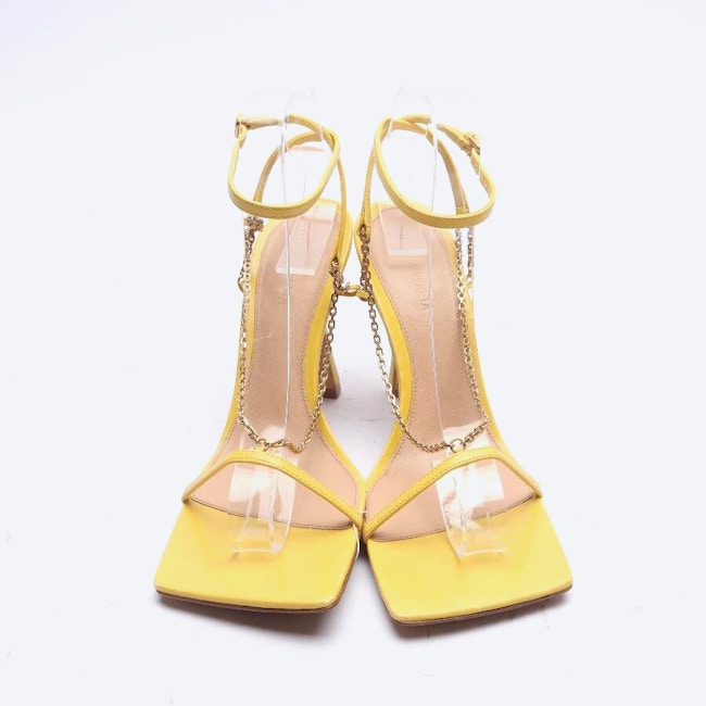 Image 2 of Heeled Sandals EUR 40 Yellow in color Yellow | Vite EnVogue