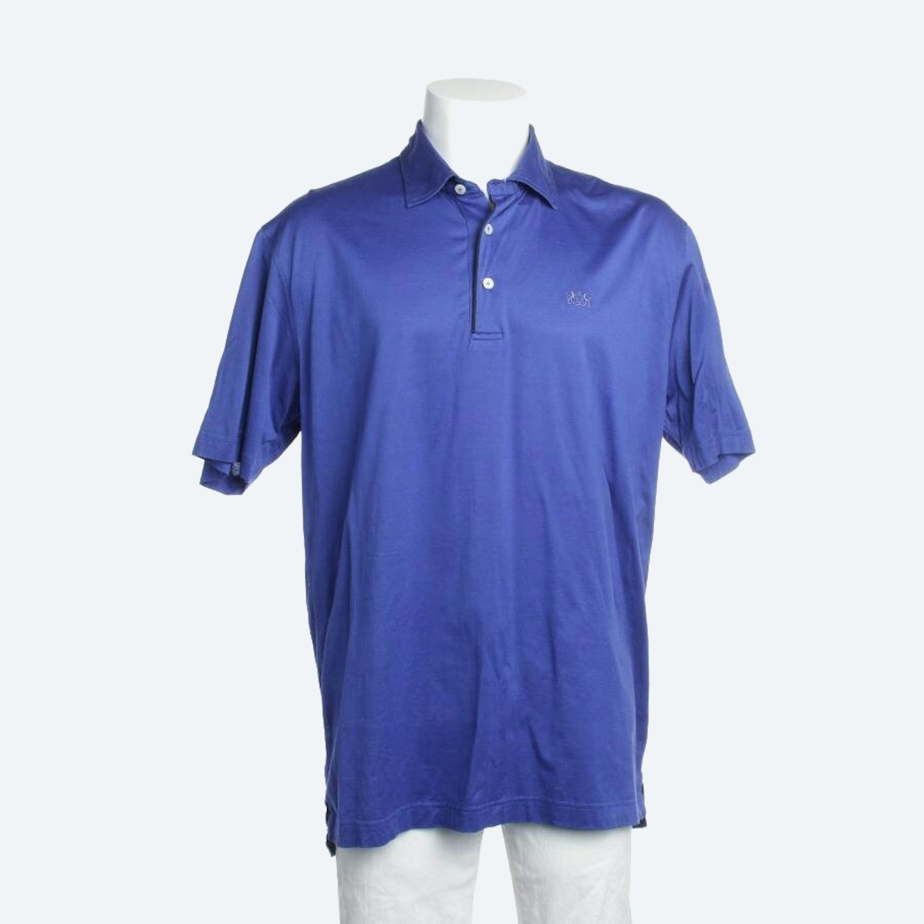 Bild 1 von Poloshirt 2XL Blau in Farbe Blau | Vite EnVogue