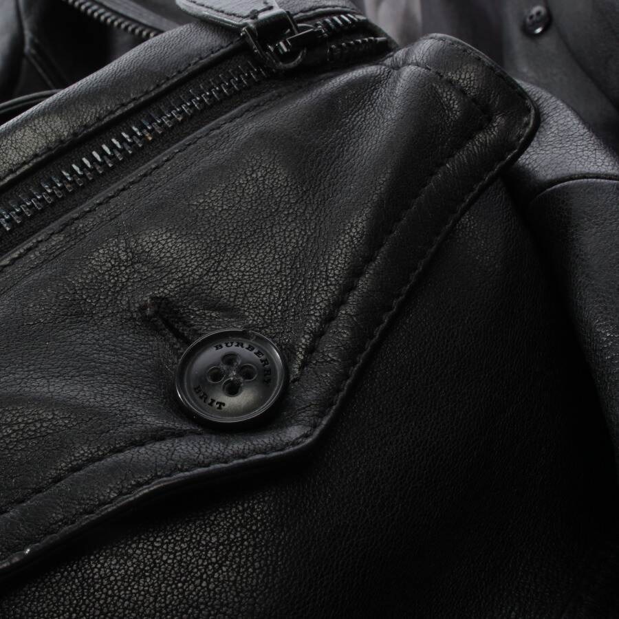Image 5 of Leather Coat 38 Black in color Black | Vite EnVogue