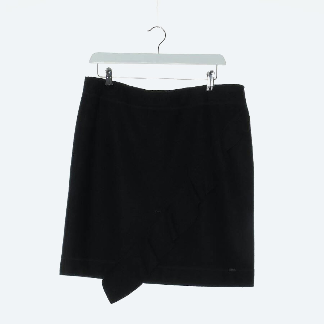 Image 1 of Wool Skirt 44 Black in color Black | Vite EnVogue