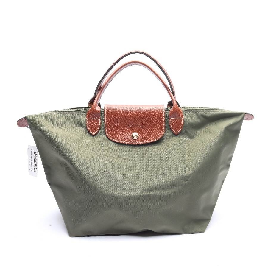 Image 1 of Le Pliage M Handbag Olive Green in color Green | Vite EnVogue