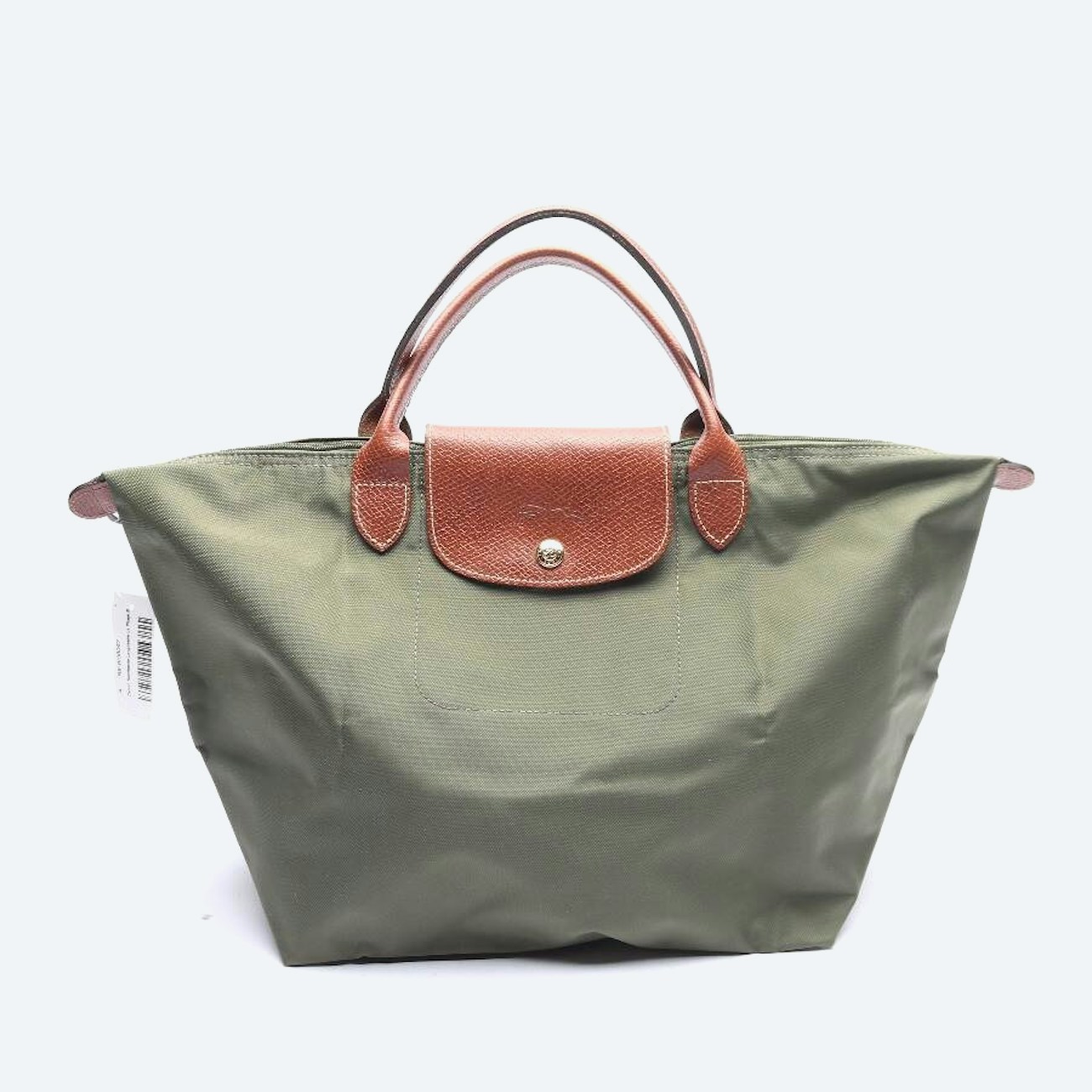 Image 1 of Le Pliage M Handbag Olive Green in color Green | Vite EnVogue